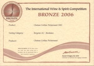 2006 IWSC bronze PECH2003